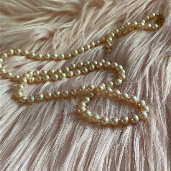 Monet Jewelry - 30” Vintage Monet Strand of Faux Pearls